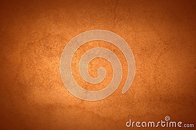 Burnt Orange Old Background Water Stain Stock Photo