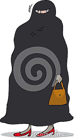 Burqa Vector Illustration