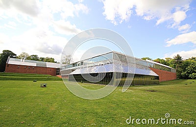 Burrell collection glasgow on a summers day Stock Photo