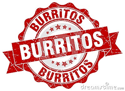 Burritos seal Vector Illustration