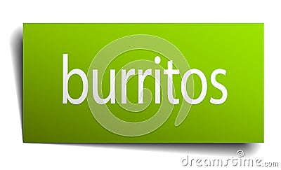 burritos sign Vector Illustration