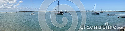 Burrum Heads Queensland panarama view of the ocean Stock Photo