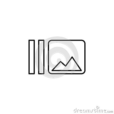 Burst sign icon. Element of image sign for mobile concept and web apps illustration. Thin line icon for website design and Cartoon Illustration