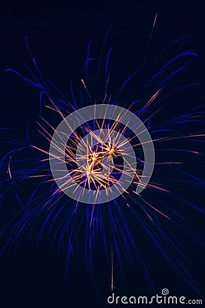 Fireworks God Particle Stock Photo