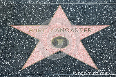 Burt Lancaster Editorial Stock Photo