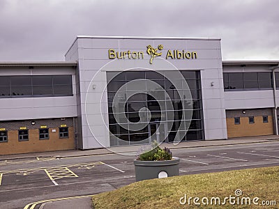 Burton Albion FC Ground Editorial Stock Photo