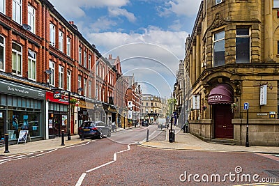 Centre of Bury in Greater Manchester Editorial Stock Photo