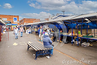 Bury Market in Greater Manchester Editorial Stock Photo