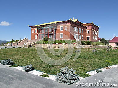 Buryatia, Ulan-Ude, Datsan Rinpoche Bagsha. Stock Photo