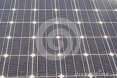 Solar Panel Close Stock Photo