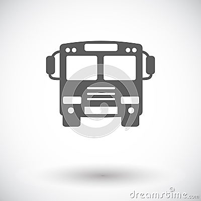 Bus icon. Vector Illustration