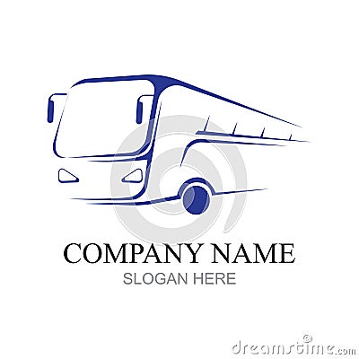 bus illustration, public transportation, vector art Vector Illustration