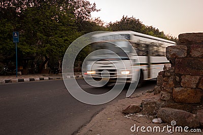 Bus in India Stock Photo