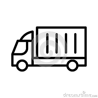 Bus Vector icon which can easily modify or edit Vector Illustration