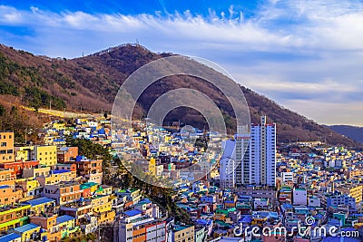 Busan Gamcheon Culture Village Stock Photo