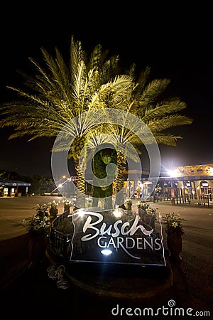 Busch Gardens (Tampa) Editorial Stock Photo