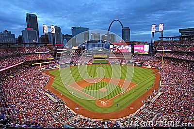 Busch Stadium - St. Louis Cardinals Editorial Stock Photo