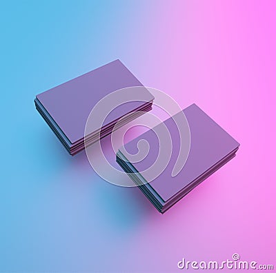Busines card mock up . 4 Stock Photo