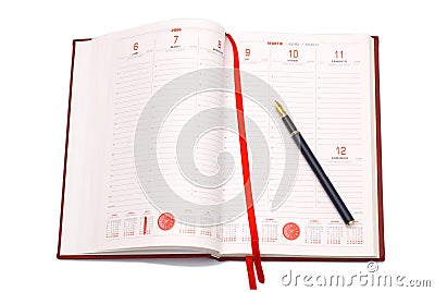 Business agenda Stock Photo