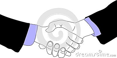 Business agreement Vector Illustration