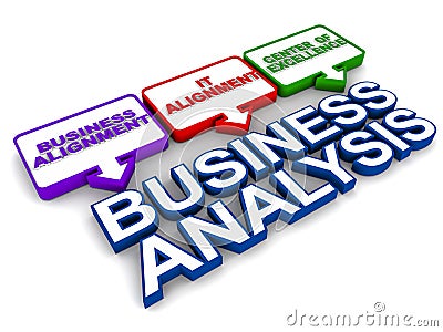 Business Analysis Function Stock Photo