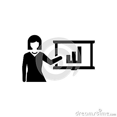 Business analytic icon Vector Illustration