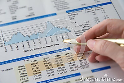 Business analyze Stock Photo