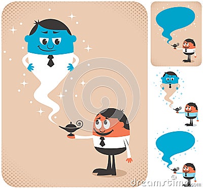 Business Assistant 2 Vector Illustration