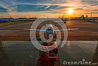 Business Aviation Editorial Stock Photo