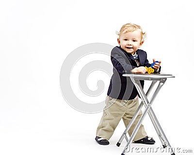 Business baby Stock Photo