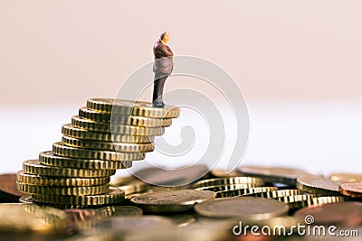 business bankruptcy and investment risk concept Stock Photo