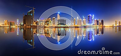 Business bay of Dubai, UAE Stock Photo