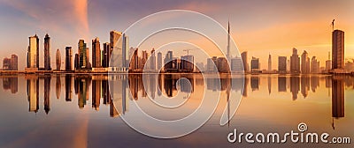 Business bay of Dubai, UAE Stock Photo