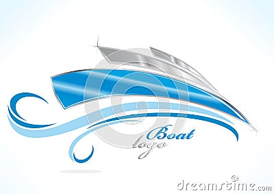 business boat logo Stock Photo