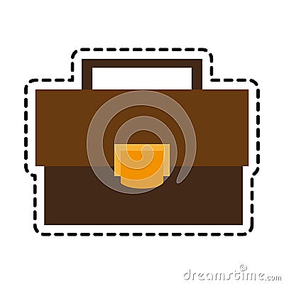 Business briefcase icon Vector Illustration