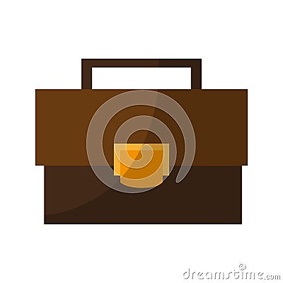 Business briefcase icon Vector Illustration