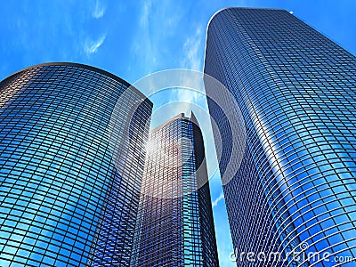 Business buildings Stock Photo