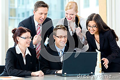 Business - businesspeople have team meeting Stock Photo