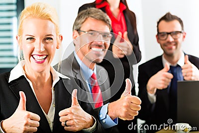 Business - businesspeople have team meeting Stock Photo