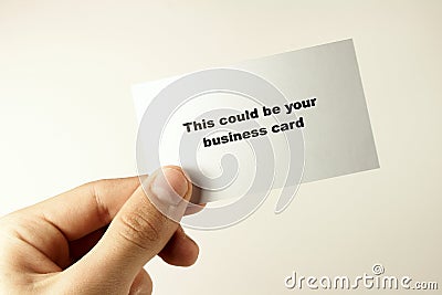 Business card 2 Stock Photo