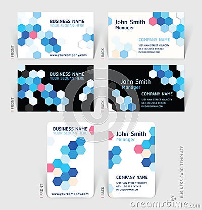 Business card abstract background. Vector illustration. Vector Illustration
