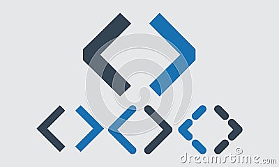 Embed vector icon, embed black flat vector. embed vector template Stock Photo