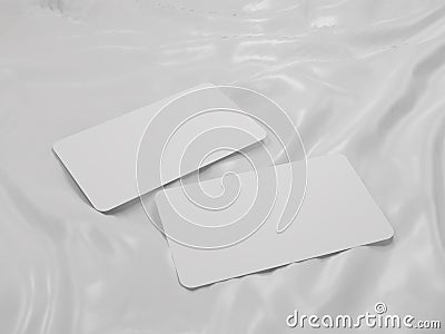 Business Card Mockup Design Template Stock Photo