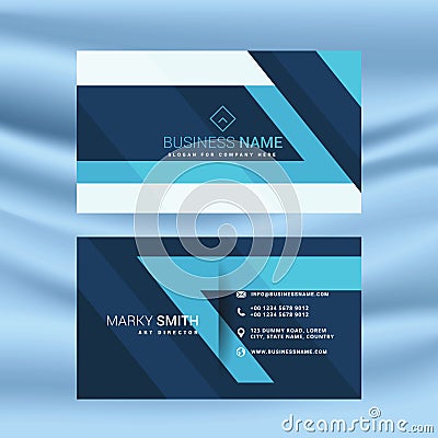 Business card Template Design template Vector Illustration