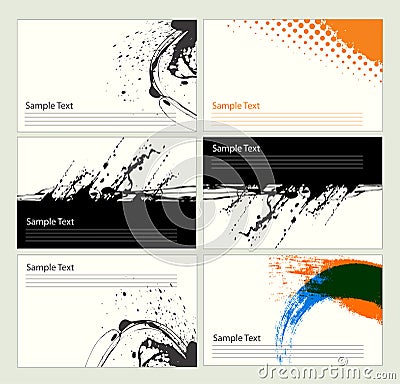 Business card templates Vector Illustration