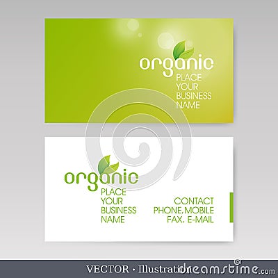 Business card templates. Vector illustration Vector Illustration