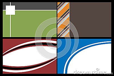 Business cards Vector Illustration