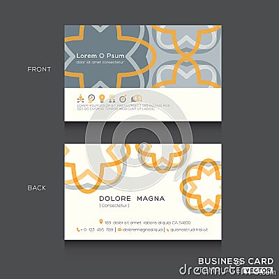 Business cards Design Template Vector Illustration