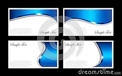 Business cards templates Vector Illustration