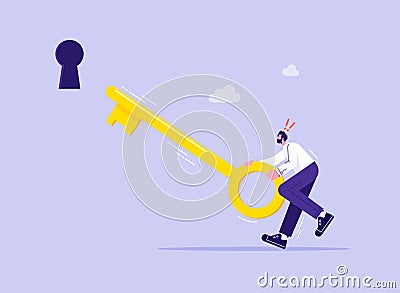 Business career opportunities and motivation concept Vector Illustration